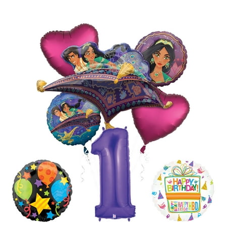 Mayflower Products Aladdin 1st Birthday Party Supplies Princess