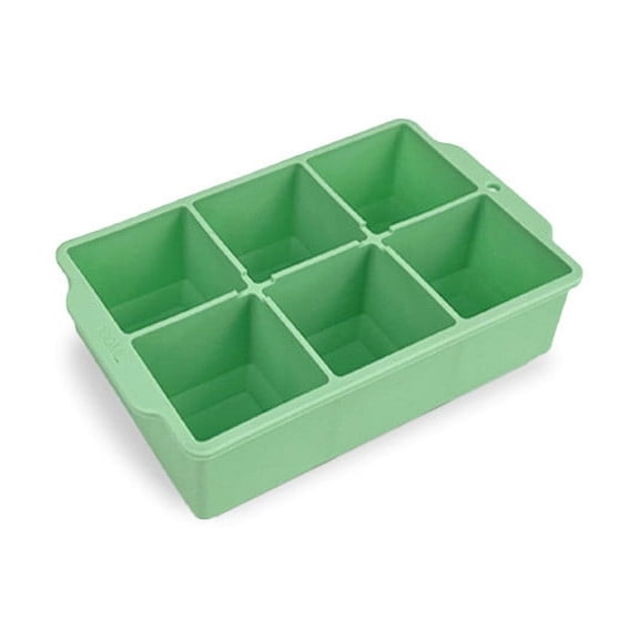 Ice Cubes Trays, Food Grade Silicone Large Square Ice Cubes Mold for Cocktails, Non-Stick Easy Release Big Ice Cubes Maker Tray for Whiskey and Homemade Freezer