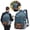Blue, variant on Spacious Lightweight Outdoor Travel Backpack with Shoe Compartment for Hiking Camping(Black-1,52x16x34cm)