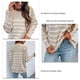 thumbnail image 5 of Suéter tipo jersey para mujer,Suéter a rayas para mujer Suéteres suaves para mujer Suéter a rayas para mujer Respuesta rápida, 5 of 6