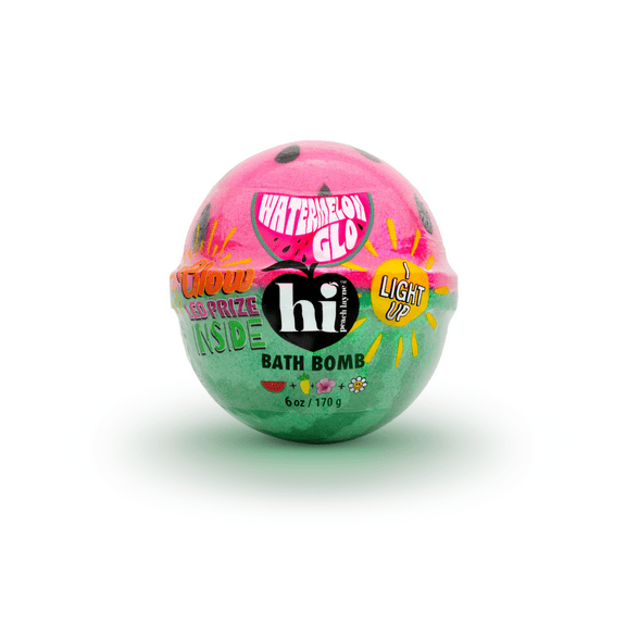 Hi Peach Layne Watermelon GLO with LED Prize inside, Watermelon Scent, 6oz
