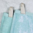 thumbnail image 6 of BNM Cotton Marble and Solid Face Towel Set of 12, Teal, 6 of 7