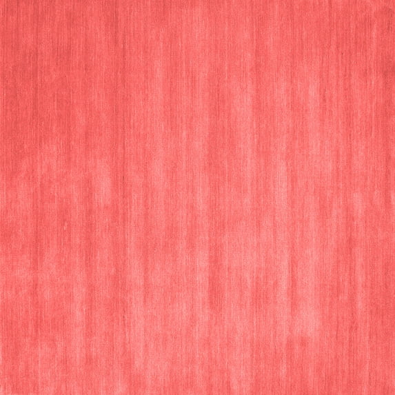 Ahgly Company Indoor Square Abstract Red Contemporary Area Rugs, 4' Square