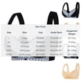 thumbnail image 2 of Gamivast Front Closure Bras for Women Push up Plaid Wireless Bra with Support Soft Full Coverage Tshirt Bralette Supportive Seamless Everyday Bras, 2 of 5