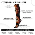 thumbnail image 2 of Sikiie Satanic Skull 1 Pairs Compression Socks for Men and Women 15-20 mmHg Running Support Socks, 2 of 7