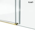 thumbnail image 5 of Cozy 48"x 76" Frameless Single Slide Shower Door 3/8"Tempered Square, 5 of 11