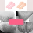 thumbnail image 4 of Reusable Waterproof Silicone Foot Socks Soft Elastic Silicone Moisturizing Foot Covers for Dry Cracked Heels At-Home Pedicure Foot Protector 1pair, 4 of 6