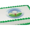 Golf Ball on Tee Edible Extra Large 8 x 10 Cake Decoration Topper Image