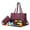 Burgundy, variant on Lunch Tote Bag, Yucurem 2 in 1 Reusable Work Tote Bag With Insulated Lunch and Laptop Compartment for Men and Women (Black)