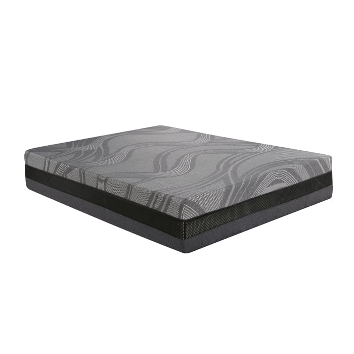 14 in Queen Size Gel Memory Foam Mattress Plush Top Memory Foam Layer Bed Mattress in Box, Gray