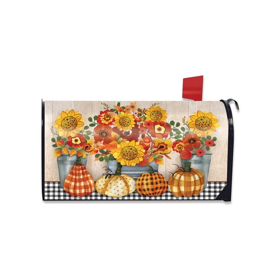 Briarwood Lane Fall Mailbox Cover - Standard Size - Autumn Bouquet For Fall Mailbox Cover