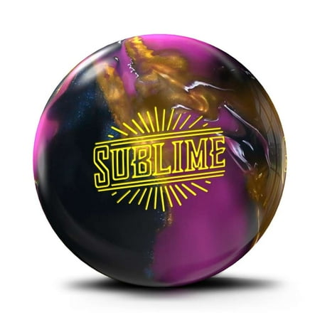 900 Global PRE-DRILLED Sublime Bowling Ball - Neon Purple/Amber/Black 16lbs