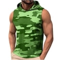 thumbnail image 3 of Goodtrade8 T-Shirts for Men Summer Athletic Running Tank Tops Outdoor Hooded Sleeveless Casual Gradient T-Shirts for Men, 3 of 9