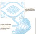 thumbnail image 3 of Uxcell 2 Pack Retro Lace Placemats Crochet Cup Vase Table Mat, 11x9inch, Blue, 3 of 7