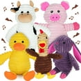 thumbnail image 1 of Prime Pets Dog Juguetes para Perros Paquete de 5, Regalo de Juguetes para Masticar Squeaky Plush para Perros Pequeños, Medianos y Grandes, Cachorros, 1 of 8