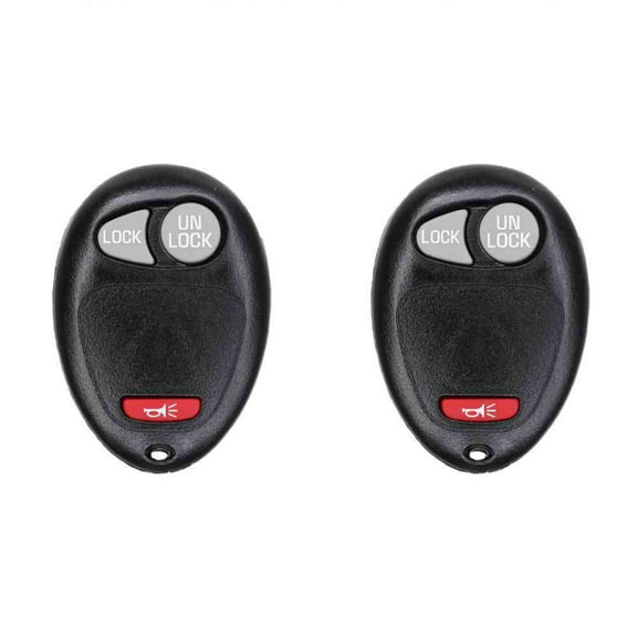 Car Key Fob Keyless Entry Remote for Isuzu i-350 2006 FCC L2C0007T Part Number 10335583 10335582-88 Pack of 2