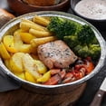 thumbnail image 2 of New Arrive 50 Pieces Disposable Foil Pie Tins for Baking, Freezing, Storage, Tin Plates for Fruit Tartlets, Quiches, 2 of 5
