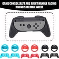 thumbnail image 3 of Racing Steering Wheel for Switch 2 Left Right Gamepad - Game Controller Accessory Kit - with 2 Wheels, 2 Grips, ABS Material-Black, 3 of 7