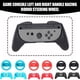 thumbnail image 3 of Volante de carreras para Switch 2 JoyCons - Kit de accesorios para mando de juego redondo - con 2 ruedas, 2 empuñaduras, material ABS, 3 of 7