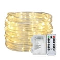 thumbnail image 1 of Amdohai 12M/39.4Ft 7.2W 120 LED Rope Light Warm White Battery Powered, 1 of 7