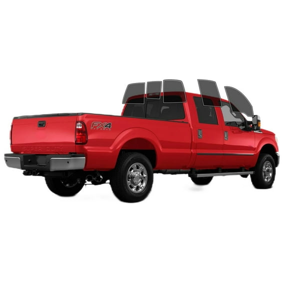 Haiy Co - PreCut 2Ply 35% Window Tint Film Kit For 2008-2013 Ford F250 Crew Cab -Side+Rear Window
