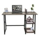 thumbnail image 2 of Escritorio Top Living con 2 Entrepaños Laterales Café Oscuro, 2 of 7