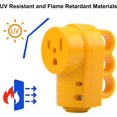 thumbnail image 4 of FrostHike 6-50R Receptacle, 250 Volt 50 Amp Female Plug, 6-50R Welder Replacement Receptacle, 4 of 4