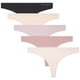 thumbnail image 1 of Ropa Interior Tanga Vince Camuto Ultra Suave Sexy Paquete de 5 Rosado M, 1 of 6