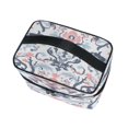 thumbnail image 3 of DIXRUYEE Train Case Cosmetics Organizer Fashion Noble Horse Motif Printed Size: 9x6.2x6.5 in, 3 of 5