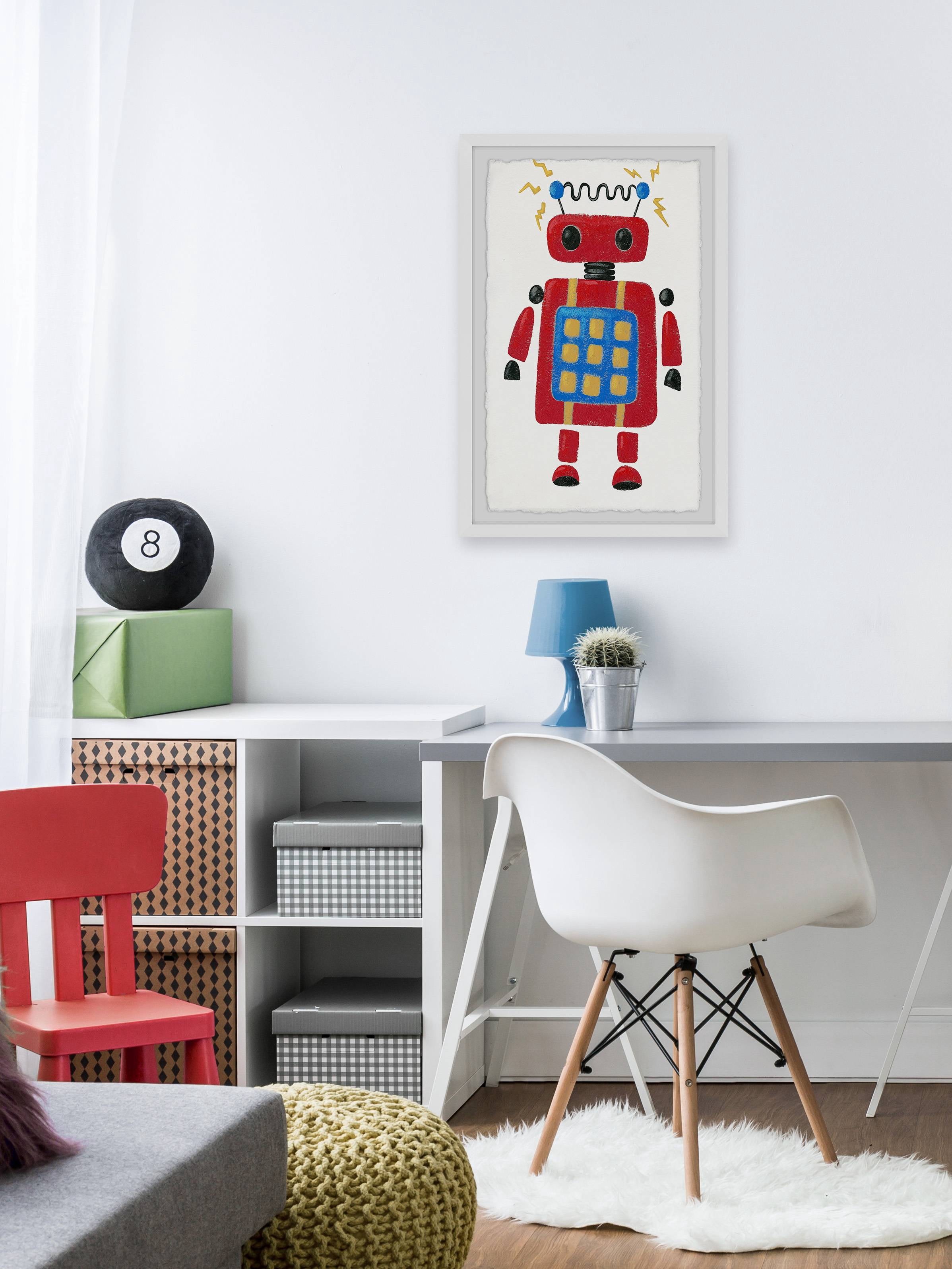 Marmont Hill Electric Robot Framed Wall Art