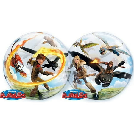 Mayflower BB65508 How to Train Your Dragon 22"; Bubble Balloon -Each