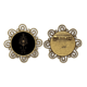 thumbnail image 1 of Broche de flores Unbranded Patrón de triángulo geometría alienígena M, 1 of 3