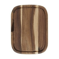 Acacia Wood Cutting Board and Chopping Board with Handle for Meat, Vegetables, Bread, Cheese Board, and Charcuterie, Decorative Wooden Serving Board for Kitchen and Dining Room