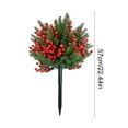 thumbnail image 2 of RKSTN Simulation Red Bean Pine Insert Home Decoration, 2 of 5