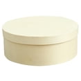 thumbnail image 1 of MasteelfCA Wooden Candy Box Unfinished Wooden Box Gift Box Candy Packaging Box Round Box Sundries Box, 1 of 9