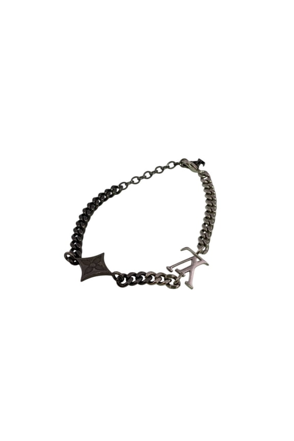Pre-Owned LOUIS VUITTON Louis Vuitton M00508 LV Instinct Bracelet Silver
