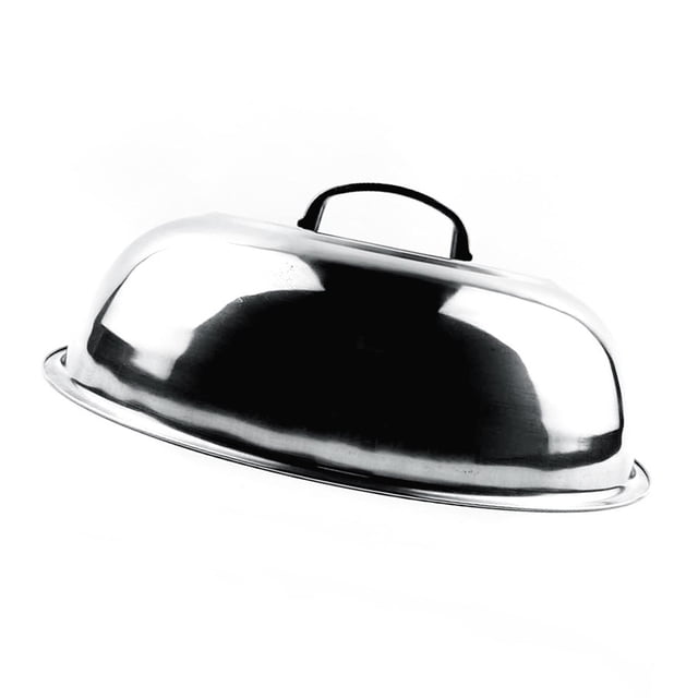 Cooking Pot Cover, Stainless Steel Steaming Lid, Frying Soup Steam Triangular Pan, Convenient Handle, for Home Cooking, Multifunctional Circular