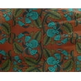 thumbnail image 4 of oneOone Georgette Viscose Fabric Leaves & Floral Block Fabric Prints By Yard 42 Inch Wide, 4 of 4