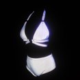 thumbnail image 3 of Generic Bikini Sexy à Bretelles Anneaux Réfléchissants Colorés Maillot de Bain Femme Sept, 3 of 14