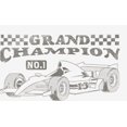 thumbnail image 2 of Formula One Grand Champion F1 Car Adult White Crew Neck Long Sleeve Tee-Medium, 2 of 6
