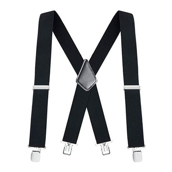Amerteer Suspenders for Men-Heavy Duty Clips and X Back Adjustable Straps Mens Suspenders for Work Pants