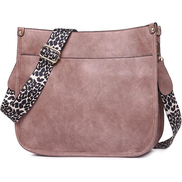LHSHID Crossbody Bags for Women Leather Hobo Shoulder Bag Tote Purses Handbag Satchel Bag