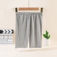 thumbnail image 2 of Zpanxa Girls Shorts Modal Cotton Polyester Blend Solid Color Lightweight Casual Summer Shorts 5-6 Years, 2 of 7