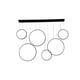 thumbnail image 2 of Lámpara Candil Colgante LED Bubbles Luxica Lighting Negro, 2 of 5