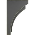 thumbnail image 3 of Ekena Millwork 2 1/2"W x 3 3/4"D x 6"H Mini Felix Wood Vintage Decor Corbel, Black, 3 of 6
