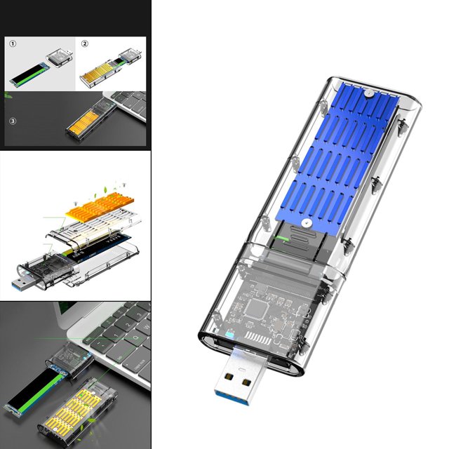Caja de disco duro de 5 Cubierta protectora de disipación de línea de unidad , cubierta protectora térmica Azul Soledad Caja de disco duro
