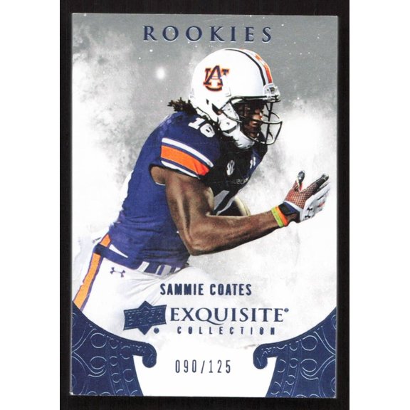 Collectible 2014 Upper Deck Exquisite Collection Sammie Coates Rookies 2015 #/125 #ER-CS Auburn Tigers NFL FOOTBALL Trading Card