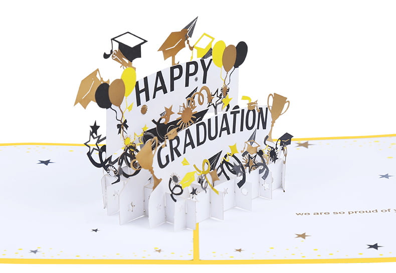 3D Graduation Greeting Card with Envelope Pop Up Graduation Cards Graduation Congratulation Card Graduation Gifts Greeting Cards