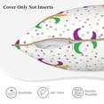 thumbnail image 5 of Kll Mardi Gras Carnival1 Decorative Throw Pillow Covers Velvet Soft For Couch Sofa Bedroom Living Room Outdoor -18"X18", 5 of 8