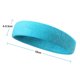 thumbnail image 2 of Bandas para el sudor para hombres y mujeres: banda para el sudor que absorbe la humedad, banda para el sudor de tela de rizo de algodón para hacer ejercicio para tenis, correr, gimnasio, baloncesto, 2 of 6